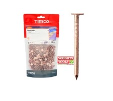 Timco Clout Nail Copper 30mm x 3.35mm - 1KG Bag for use with slate,shingles etc.