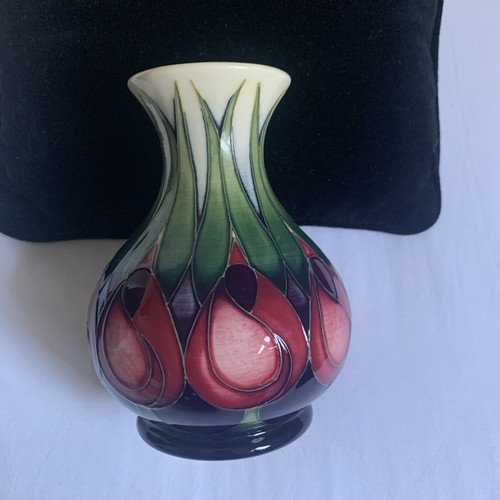 Moorcroft pottery vase