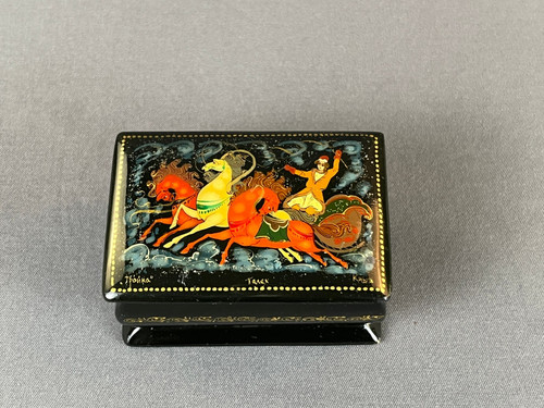 Russian palekh winter troika - russian,