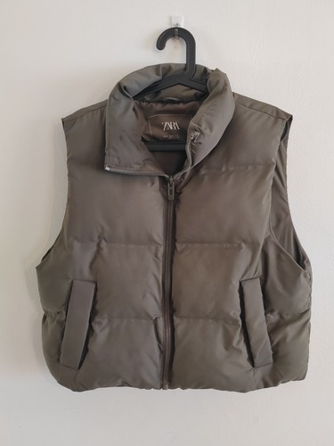 Zara cropped khaki - green, gilet
