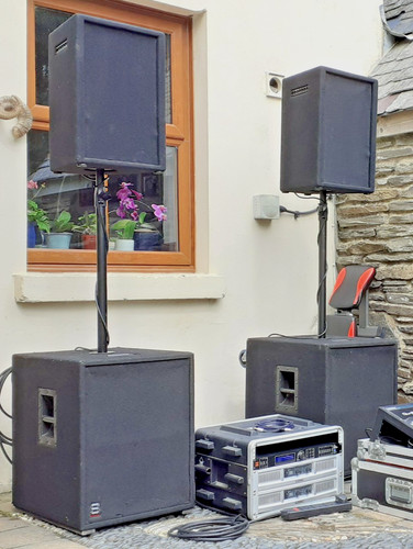 Shermann speakers qsc - pa, speakers,