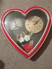 Heart Shaped Wall Clock