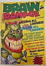 UK Comics Brain Damage Key