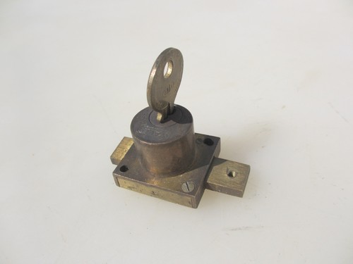 Vintage brass cabinet - cabinet, lock