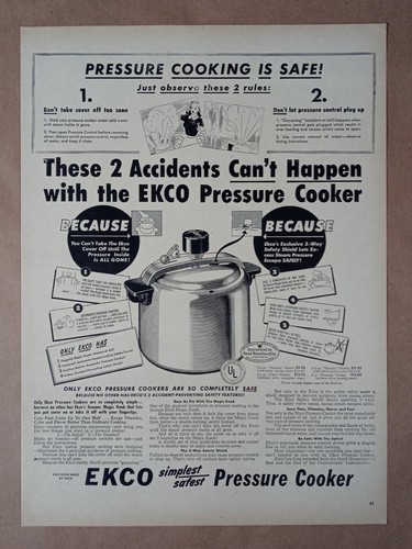 1940s ecko pressure cooker - 1940s,