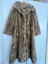 Vintage Tissavel Of France Acrylic Long Fur Jacket