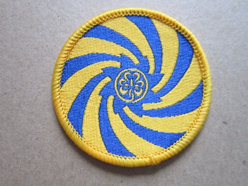 Girl guides cloth patch - (50mm),