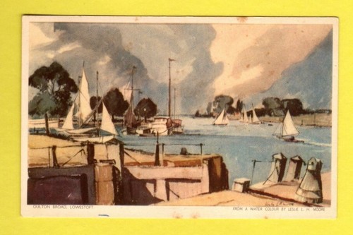 217501 postcard oulton broad - 217501,