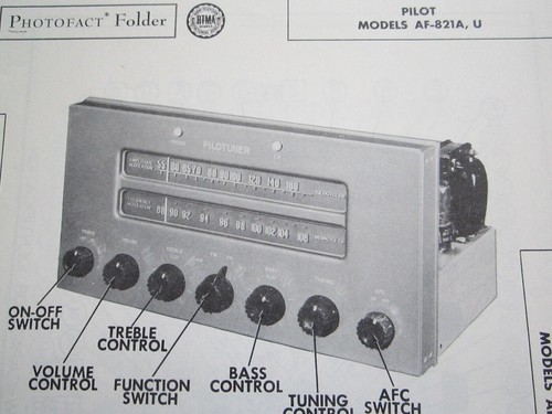 Pilot 821a af - &, radio