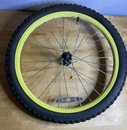 Bicycle front yellow green - 20",