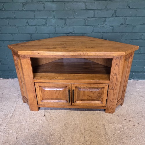 Solid oak corner cabinet - corner,