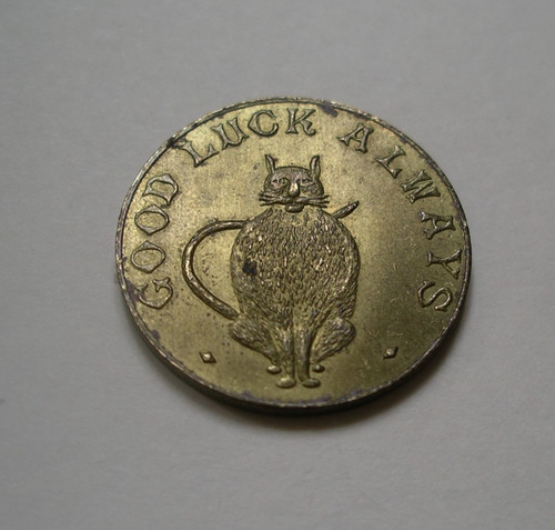 Ww1 trench art cat - trench, good