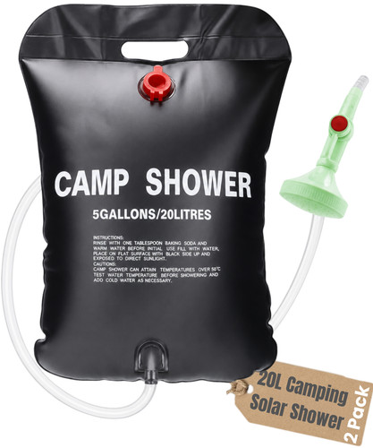 Solar shower bag 20l 5gal - x,