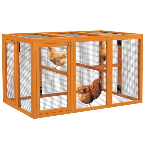 Pawhut wooden chicken coop - chicken,