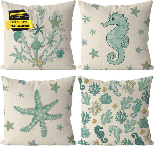 Summer pillow covers - covers, 18x18