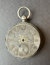 Victorian silver pocket watch - silver,