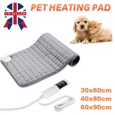 Electric Pet Heating Pad Adjustable Heater Warmer Mat Bed Blanket For Dog Cat