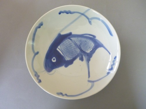 Vintage chinese koi carp fish - chinese,