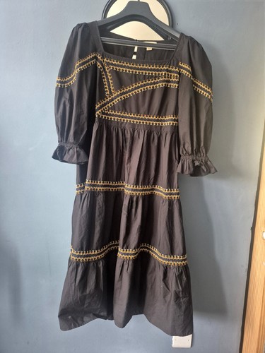 Cotton oasis tiered dress - cotton,