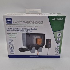 British General Storm Weatherproof Double Switch 13A Outdoor Socket