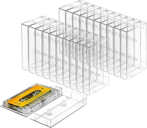 Pack audio cassette storage - 25-pack,