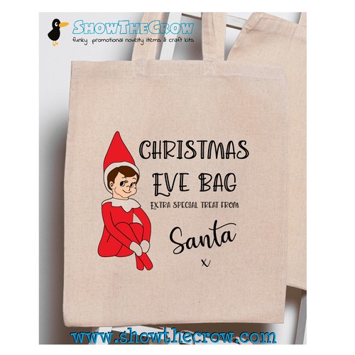 Christmas eve elf bag - “christmas,