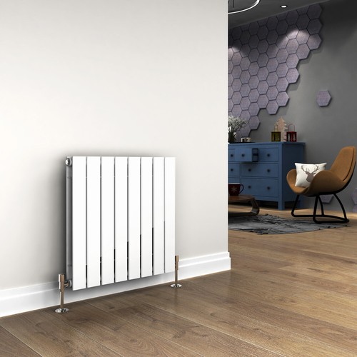 White designer radiator - designer,