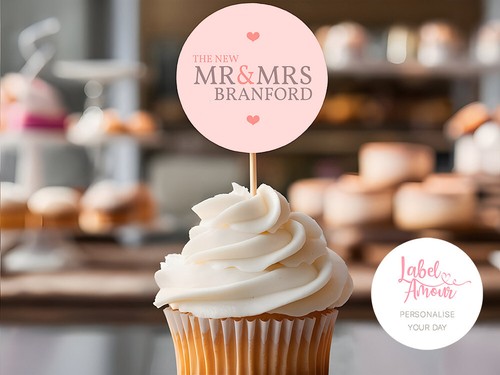Personalised cup cake pick - personalised,