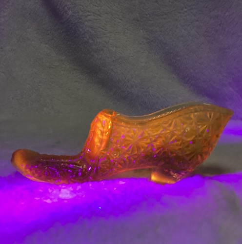 Vintage amber glass daisy - vintage,