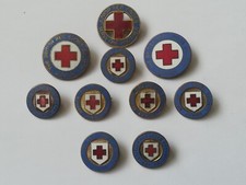 Old British Red Cross Society Junior Badges, Sold Separately.
