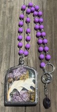 Handcrafted upcycled rosary - handcrafted,