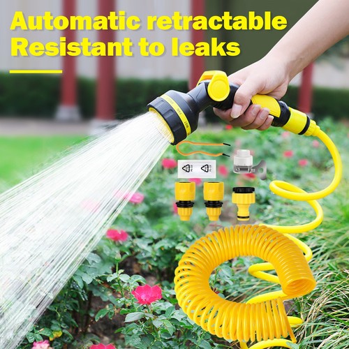 Retractable coil garden hose - coil,