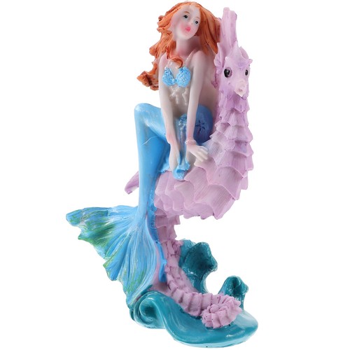 Household mermaid statue - household, resin
