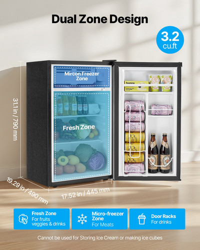 Mini fridge single - ft,