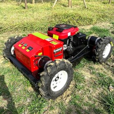 MINI Remote Control Electric & Gasoline Lawn Mower Robot Grass Weeding Machine