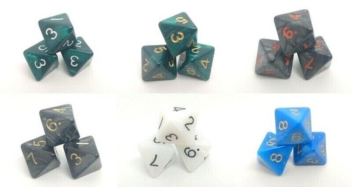 Poly pearl dice various - pearl,