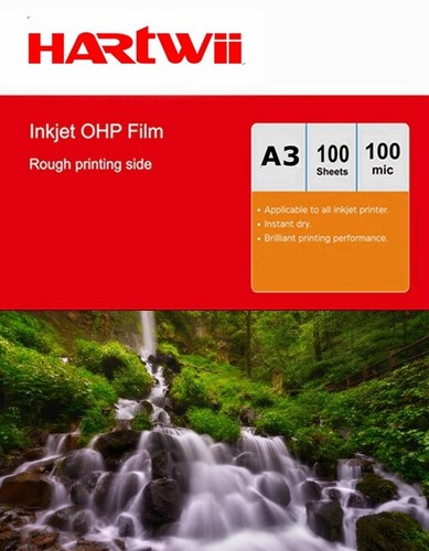 100sheets ohp film inkjet - a3,