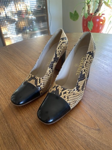 Vintage snakeskin chanel - snakeskin,