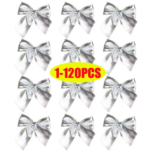 120pcs mini christmas tree - 120pcs, bow