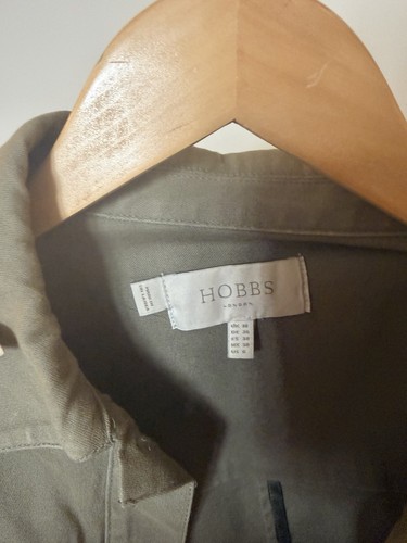 Hobbs coat khaki green - coat,