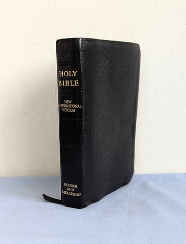 Vintage leatherbound kjv - vintage,
