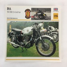 BSA 500 DBD 34 Gold Star -