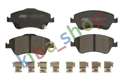 Front axle brake pads - front,