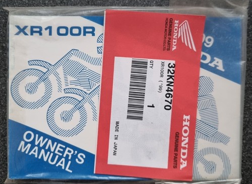 New genuine honda xr100r - new,