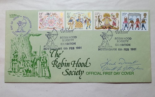 Fdc 1981 folklore the robin - fdc,