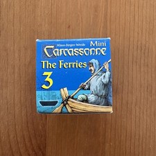 CARCASSONNE (MINI-EXPANSION 3) FERRIES + CROP CIRCLE  (Z-MAN 2012) C1 ART