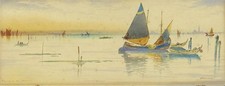 Evening On The Lagoon Venice