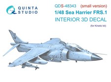 Quinta Studio 1/48 QDS48343 Sea Harrier FRS.1 3d decals for Kinetic