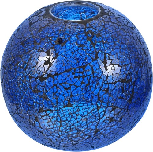 Blue mosaic glass - glass, globe