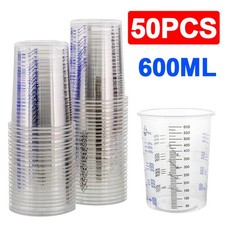 50PCS Paint Mixing Cups 600cc